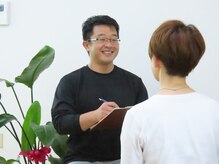 おおやトレインハードの雰囲気（完全予約制で、あなたのお体の状態を分かりやすく説明します。）