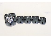 ネイルサロン アテナ(Athena)/シースルー×ドット