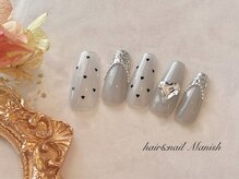 マニッシュ(Manish)/ハート/ドット//フレンチ