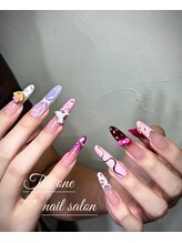 エイティーンパーセントネイル(18％ネイル)/長さだし/スカルプネイル