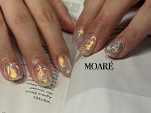 モアレネイル(moare' nail)/ハンド/持ち込み90分アート¥8000