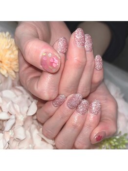 アンジュ(Ange)/定額/フラッシュ/春ネイル