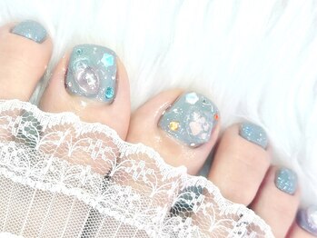 ファラウェイネイル(Faraway nail)の写真/【芸大卒ネイリスト1名在籍】かわいい空間でずっと眺められるネイルを♪21時までの営業で仕事帰りにも◎