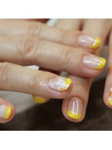 マアズ まあず(Ma's*)/【ネイル】yellowで春爛漫