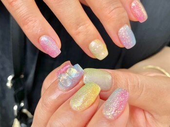 シェリーラメール 池袋店(cherie la mer)/lame×bear nail ¥7680