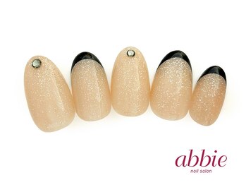 ネイルサロン アビー 宮益坂店(abbie)/シースルーフレンチ ¥10274