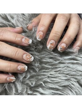 ネイルサロン ココロジー(COCOLOGY)/チーク マグネットフレンチ