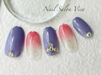 ヴィカ(Vica)/夏のティアラネイル☆