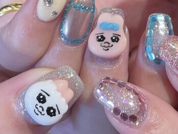 エンネイル 池袋店(en nail)/キャラクター3Dパーツ