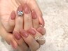【ハンドケア付】シンプルネイル＆ビジュー　8250円～9900円