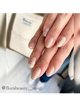 フローラビューティ(Flora Beauty)/手書きフラワーネイル