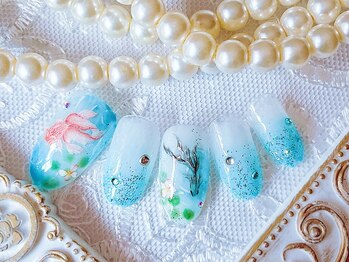 夏祭りネイルデザイン