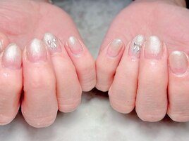 大人っぽいラメグラデーション