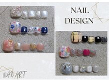 ヴィスターネイル 赤坂店(Vistar nail)の雰囲気（フットネイルの季節！夏映え♪選べる定額デザイン11種類）