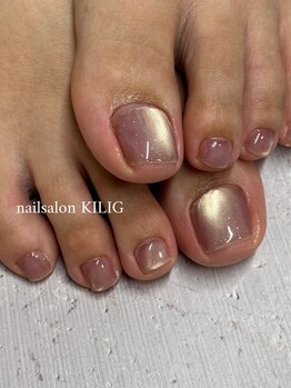 ネイルサロン キリグ(KILIG)/【フット　ワンカラー】