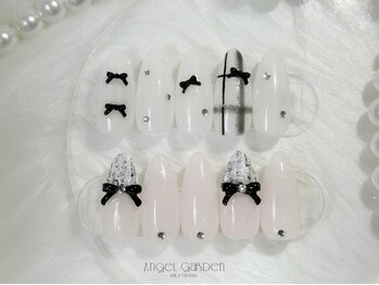 エンジェルガーデン 青山店(Angelgarden)/チェックネイル/ツイードネイル