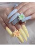 『口コミ割500円引き【チップ長さだし】10本+パーツつけ放題¥9500
