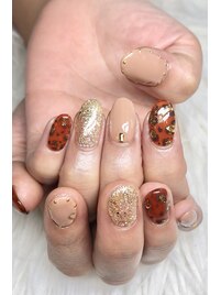 【Hand】秋ネイル