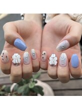 イロ(iro)/リボン♪キラキラネイル♪