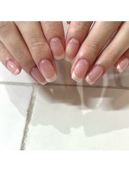 カミナネイル(KAMINA.nail)/ピンクパールフレンチ