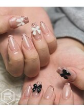 レディスペネイル ノマエ 名駅店(Redispe nail nomae)/レオパードフレンチ