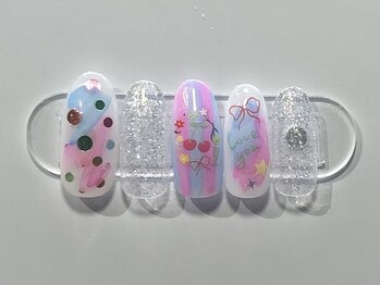 ジョアネイル(JOA Nail)/春ネイル/ストーン/ホロ/ラメ