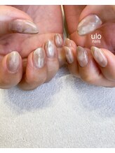 ウロネイルズ(ulo nails)/ナチュラルカラーマーブルネイル