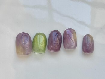 アイネイルズ 三宮店(I nails)/ぶどうニュアンスネイル