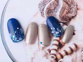 大人シェルネイル