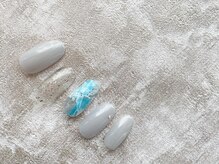 スリー(THREE)/Aug.2021/nail design