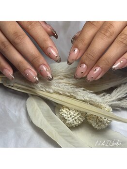 ネイルベベ(Nail bebe)/フラッシュジェルフレンチ♪