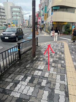 プラチナムドール 枚方店(PLATINUM DOLL)/50mほど直進します