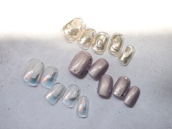ディーネイル(DEE nail nagoya)の写真/【オフケア込◆セミオーダー¥4950/¥5500/¥6600】周りと差が付くトレンドデザインをサンプル豊富な定額で♪
