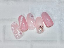 ライト ネイルズ ニシノミヤ(light nails NISHINOMIYA)/桜ネイル♪