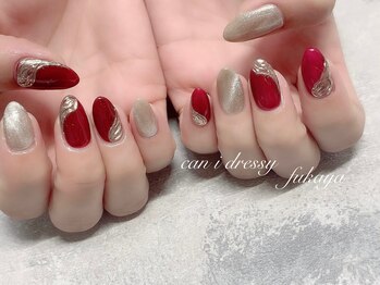 キャンアイドレッシー 深谷店(Can I Dressy)/* mirror+magnet nail