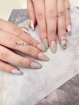 エイプリルネイル(April Nail)の写真/【リーズナブル&丁寧なカウンセリング】が人気の秘密♪話題のマグネットやニュアンスも品よく仕上げます★