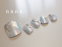 ナナ 白金高輪(nana)/フット オーロラ ネイル