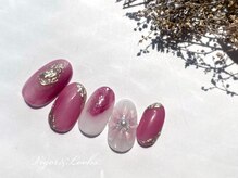 ヴィガー アンド ルックス 白金 目黒(Vigor&Looks)/ピンク　ミラー　ラメ　お花