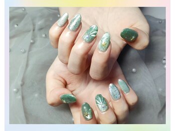 センシー ネイル スタジオ(Sensy Nail Studio)/マーメイド・貝殻定額デザイン