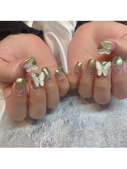 グラデーション/蝶々