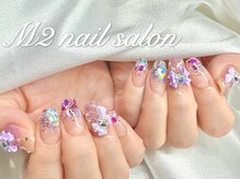 エムズ ネイルサロン(M2)/ホログラムリボンネイル