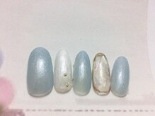 プライベートサロン イース/夏色シェルネイル