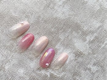 スリー(THREE)/Aug.2021/nail design