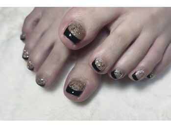 フットネイル10本アート