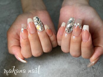 マカナネイル(makana nail)の写真/パーツデザインなら当店にお任せ♪《300色以上のカラーと豊富なパーツ》でお好みのデザインを叶えます☆