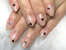 ユニネイル 池袋(Uni Nail)/ナチュラルハートネイル♪