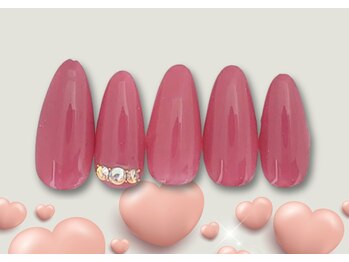 アイラッシュアンドネイルサロン カンカ(Kanka)/2月キャンペーンネイルA1￥4,600