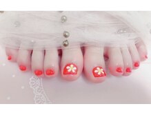 マジックミラー/親指アート☆フットネイル