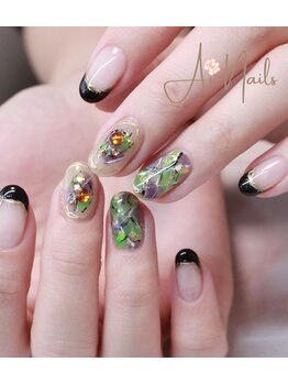 アイネイルズ(Ai nails)/エヴァンゲリオン風ネイル