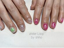 アトリエループ(atelier Loop by shiho)/アシンメトリーネイル